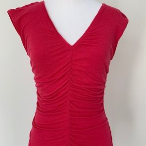 Halogen ruched sweater XS